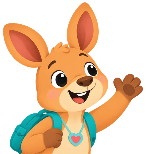 Roo waving goodbye